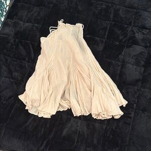 Free People Cream Slip Dress